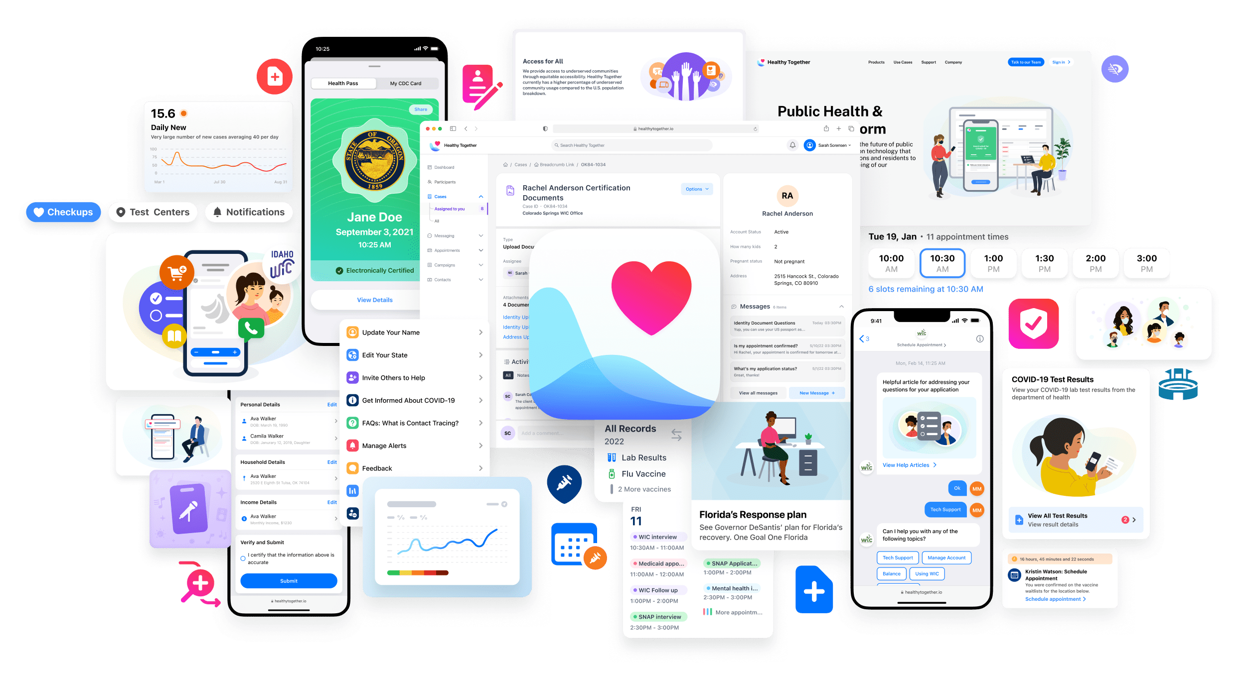 Healthy Together product feature overview