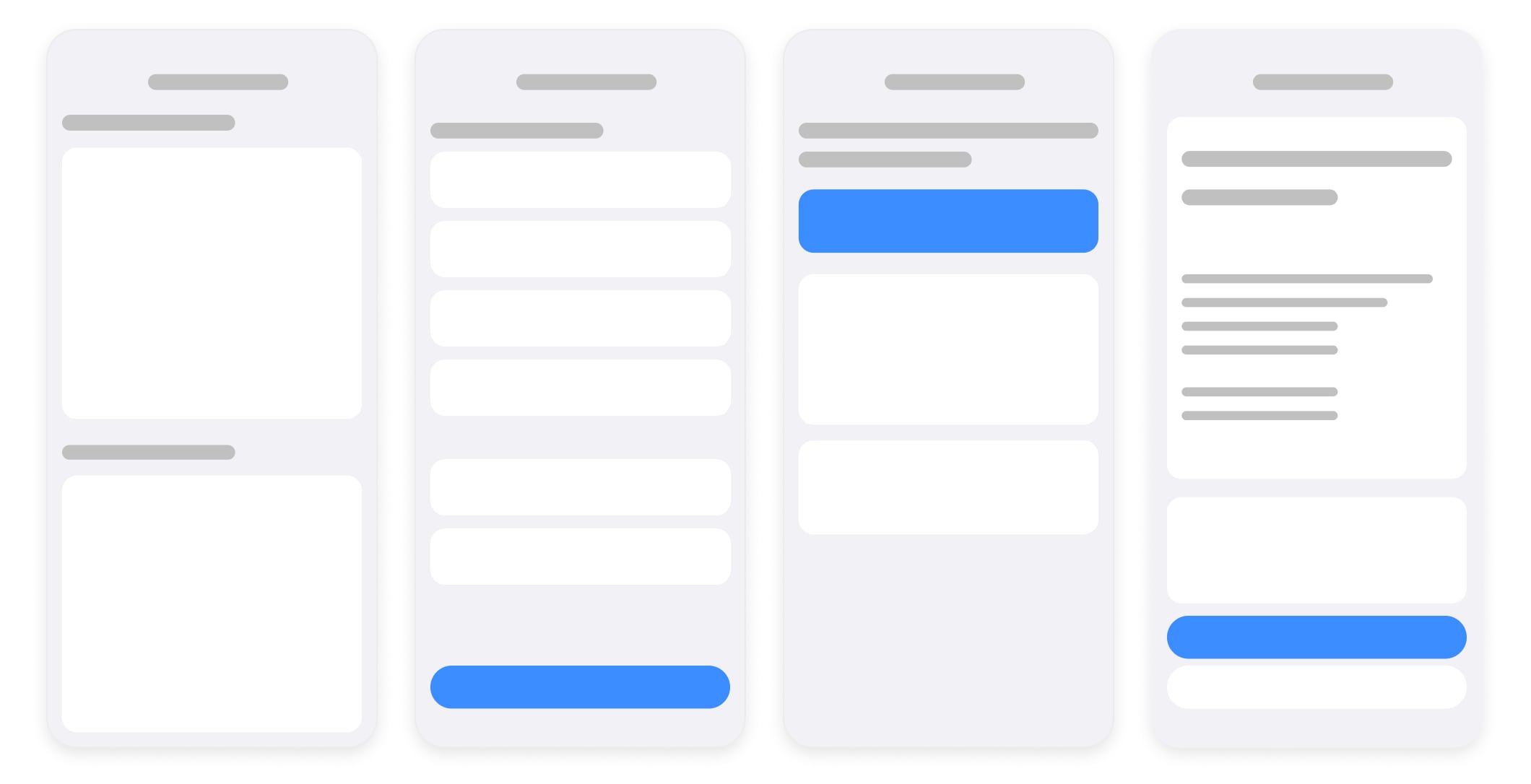 Early scheduling interface concepts